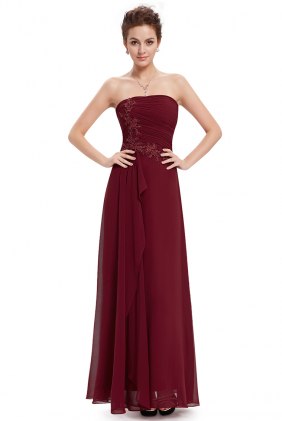 Rochie eleganta Ahya Burgundi din Colectia de SCOASE DIN STOC