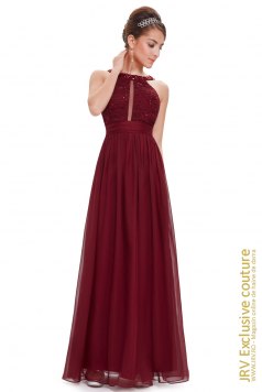 Rochie de ocazie Attya Burgundi - Magazin online haine de dama Fashion