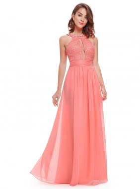 Rochie de ocazie Attya Coral din Colectia de ROCHII DE SEARA