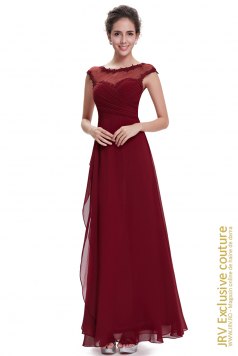 Rochie de seara Vivianne Burgundi - Magazin online haine de dama Fashion