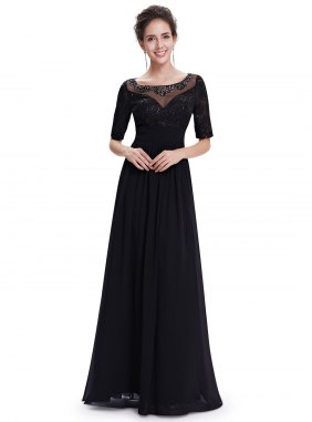 Rochie de ocazie Justine Black din Colectia de ROCHII DE SEARA