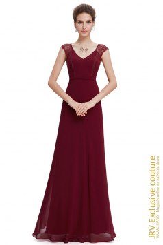Rochie de seara Kamy Burgundi - Magazin online haine de dama Fashion