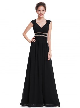 Rochie de seara Rachella Black din Colectia de ROCHII DE SEARA