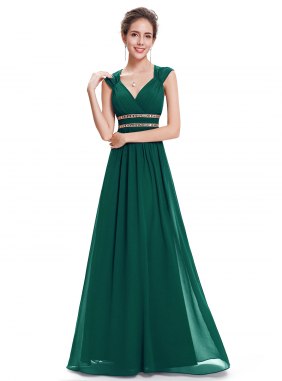 Rochie de seara Rachella Green din Colectia de ROCHII DE SEARA