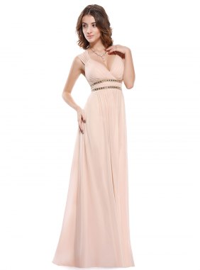 Rochie de seara Rachella Nude din Colectia de ROCHII DE SEARA
