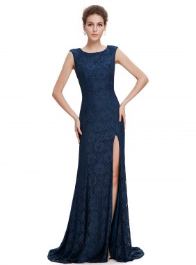 Rochie de seara Abelya Navy din Colectia de ROCHII DE SEARA