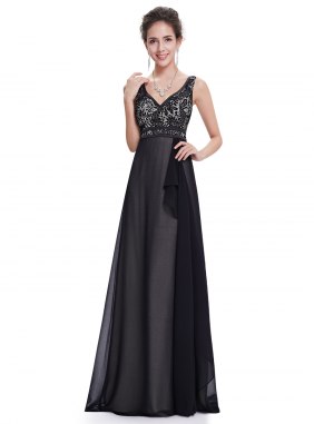 Rochie de seara Ambre Black din Colectia de ROCHII DE SEARA