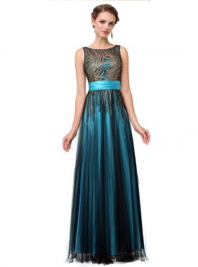 Rochie de seara Celia Light Blue din Colectia de ROCHII DE SEARA