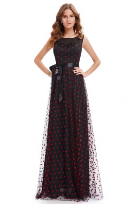 Rochie eleganta Yma Dots Red din Colectia de ROCHII RETRO