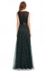 ROCHII RETRO - Rochie eleganta Yma Dots Green