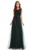 ROCHII RETRO - Rochie eleganta Yma Dots Green