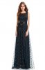 ROCHII RETRO - Rochie eleganta Yma Dots Blue