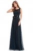 ROCHII RETRO - Rochie eleganta Yma Dots Blue