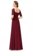 ROCHII DE SEARA - Rochie eleganta Charlotte Burgundi