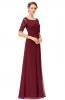 ROCHII DE SEARA - Rochie eleganta Charlotte Burgundi