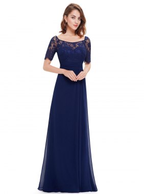 Rochie eleganta Charlotte Blue din Colectia de ROCHII DE SEARA