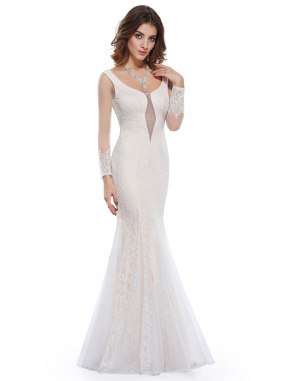 Rochie de seara Romyla Creme din Colectia de ROCHII DE SEARA