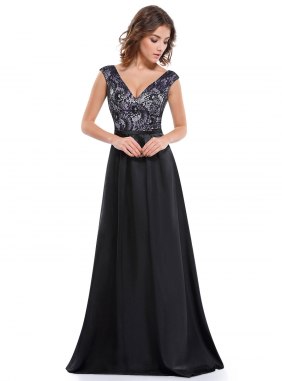 Rochie de seara Eva Black din Colectia de ROCHII DE SEARA