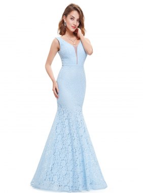 Rochie de seara Emilie Light Blue din Colectia de ROCHII DE SEARA
