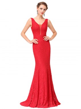 Rochie de seara Emilie Red din Colectia de ROCHII DE SEARA