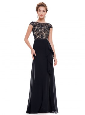 Rochie de seara Pauline Black din Colectia de ROCHII DE SEARA