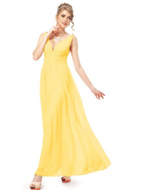 Rochie de seara Amely Yellow din Colectia de ROCHII DE SEARA