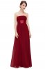 DE VARA - Rochie de bal Bow Burgundi