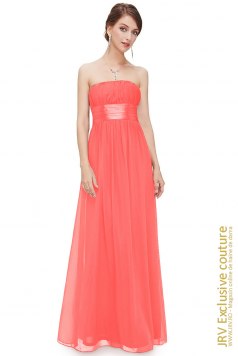 Rochie de bal Bow Coral - Magazin online haine de dama Fashion