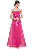 DE VARA - Rochie de bal Bow Hot Pink