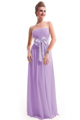 Rochie de bal Bow Light Purple din Colectia de DE VARA