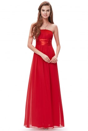 Rochie de bal Bow Red din Colectia de DE VARA