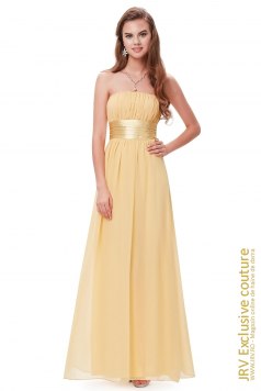 Rochie de bal Bow Yellow - Magazin online haine de dama Fashion