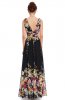 ROCHII DE SEARA - Rochie eleganta Black Flower