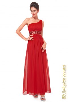 Rochie de seara Delia Red - Magazin online haine de dama Fashion
