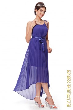 Rochie plisata Tahyna Blue - Magazin online haine de dama Fashion