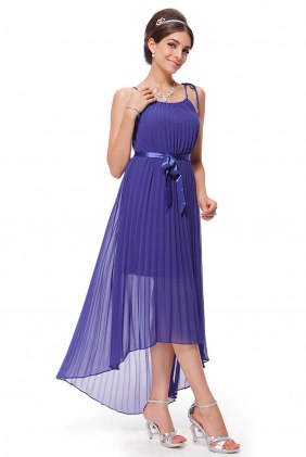 Rochie plisata Tahyna Blue din Colectia de SCOASE DIN STOC