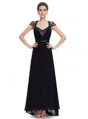 Rochie eleganta Kristin Black din Colectia de ROCHII DE SEARA