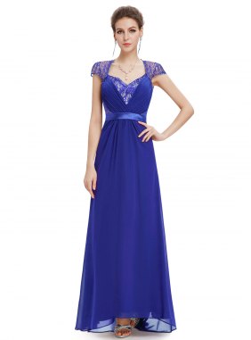 Rochie eleganta Kristin Blue din Colectia de ROCHII DE SEARA