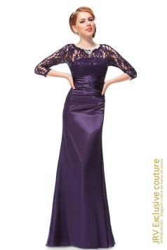 Rochie eleganta Regina Purple - Magazin online haine de dama Fashion
