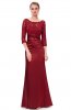 ROCHII DE SEARA - Rochie eleganta Regina Burgundi