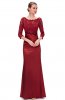 ROCHII DE SEARA - Rochie eleganta Regina Burgundi