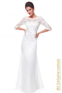 Rochie eleganta Regina White - Magazin online haine de dama Fashion