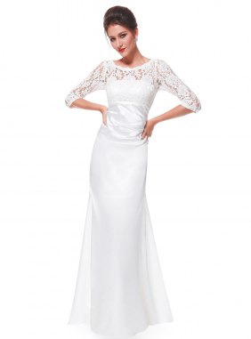 Rochie eleganta Regina White din Colectia de ROCHII DE SEARA