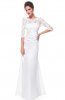 ROCHII DE SEARA - Rochie eleganta Regina White