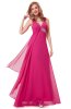 DE VARA - Rochie eleganta Violetta Hot Pink