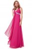 DE VARA - Rochie eleganta Violetta Hot Pink