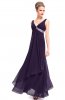 DE VARA - Rochie eleganta Violetta Purple