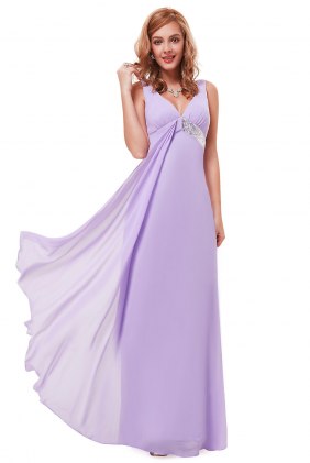 Rochie eleganta Violetta Light Purple din Colectia de DE VARA