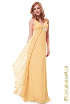 Rochie eleganta Violetta Yellow - Magazin online haine de dama Fashion