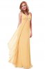 DE VARA - Rochie eleganta Violetta Yellow